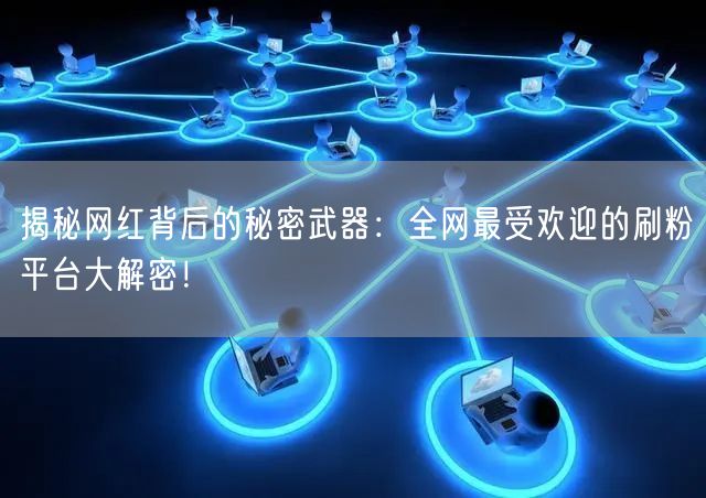 揭秘网红背后的秘密武器：全网最受欢迎的刷粉平台大解密！