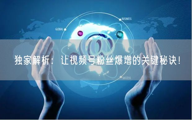 独家解析：让视频号粉丝爆增的关键秘诀！