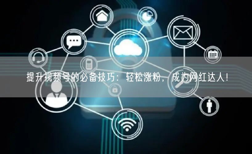 提升视频号的必备技巧：轻松涨粉，成为网红达人！