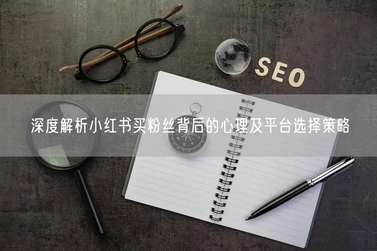 深度解析小红书买粉丝背后的心理及平台选择策略