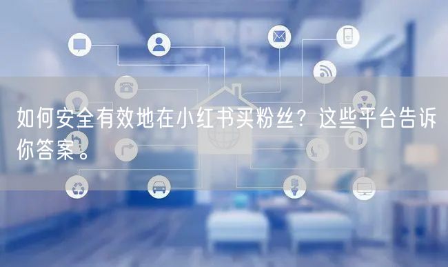 如何安全有效地在小红书买粉丝？这些平台告诉你答案。