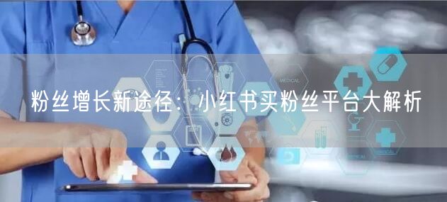 粉丝增长新途径：小红书买粉丝平台大解析