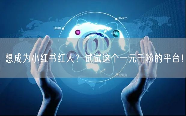 想成为小红书红人？试试这个一元千粉的平台！
