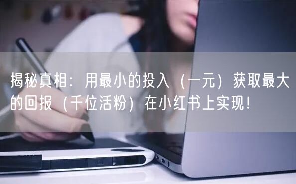 揭秘真相：用最小的投入（一元）获取最大的回报（千位活粉）在小红书上实现！