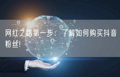 网红之路第一步：了解如何购买抖音粉丝!