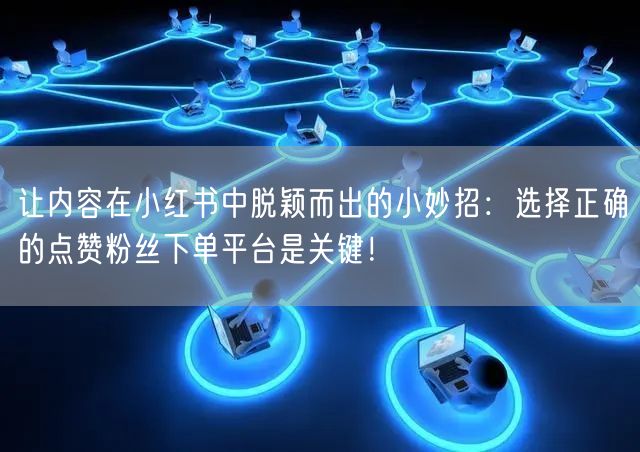 让内容在小红书中脱颖而出的小妙招：选择正确的点赞粉丝下单平台是关键！