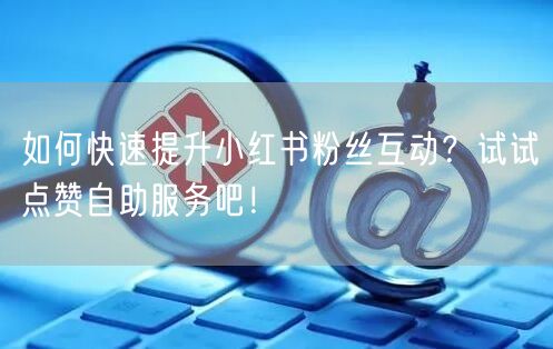 如何快速提升小红书粉丝互动？试试点赞自助服务吧！